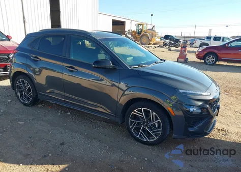 2023 Hyundai Kona N Line z USA, uszkodzony, nr VIN KM8K33A31PU993808